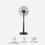 KDK N40HS (Titan Grey) 3-speed Stand Fan (40cm/16”)